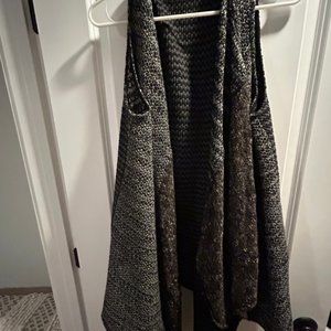 Sanctuary Long Flowy Knit Vest - Size M